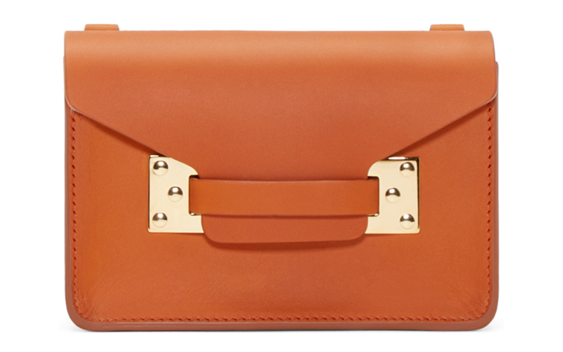 SophieHulme_OrangeMiniMilnerEnvelopeBag