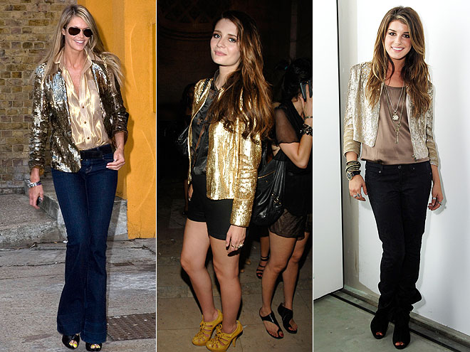 Celeb Trend Gold Sequin Snob Essentials