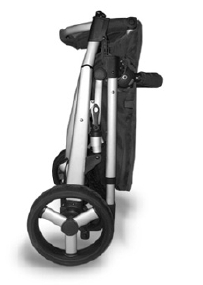 how to collapse uppababy vista stroller