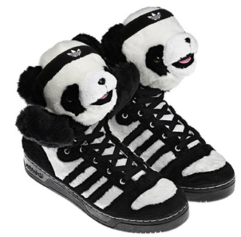 Jeremy Scott x Adidas Originals Panda Bear Infant Sneakers: Panda ...