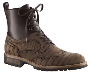 Louis Vuitton Suede/Alligator Ankle Boot - Snob Essentials